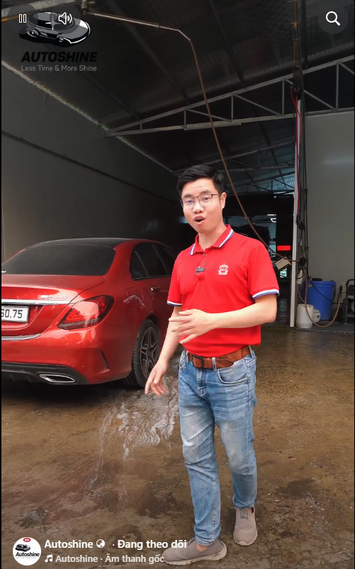 Sau khi phủ ceramic, việc rửa xe trở nên nhẹ nhàng hơn rất nhiều